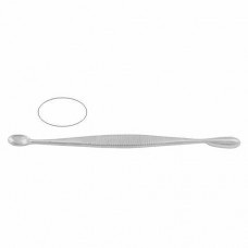 Volkmann Bone Curette Double Ended - Oval/Oval Stainless Steel, 17 cm - 6 3/4"